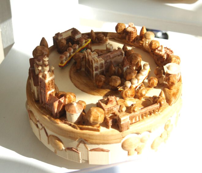 Spieluhr mit Wörlitzer Motiven